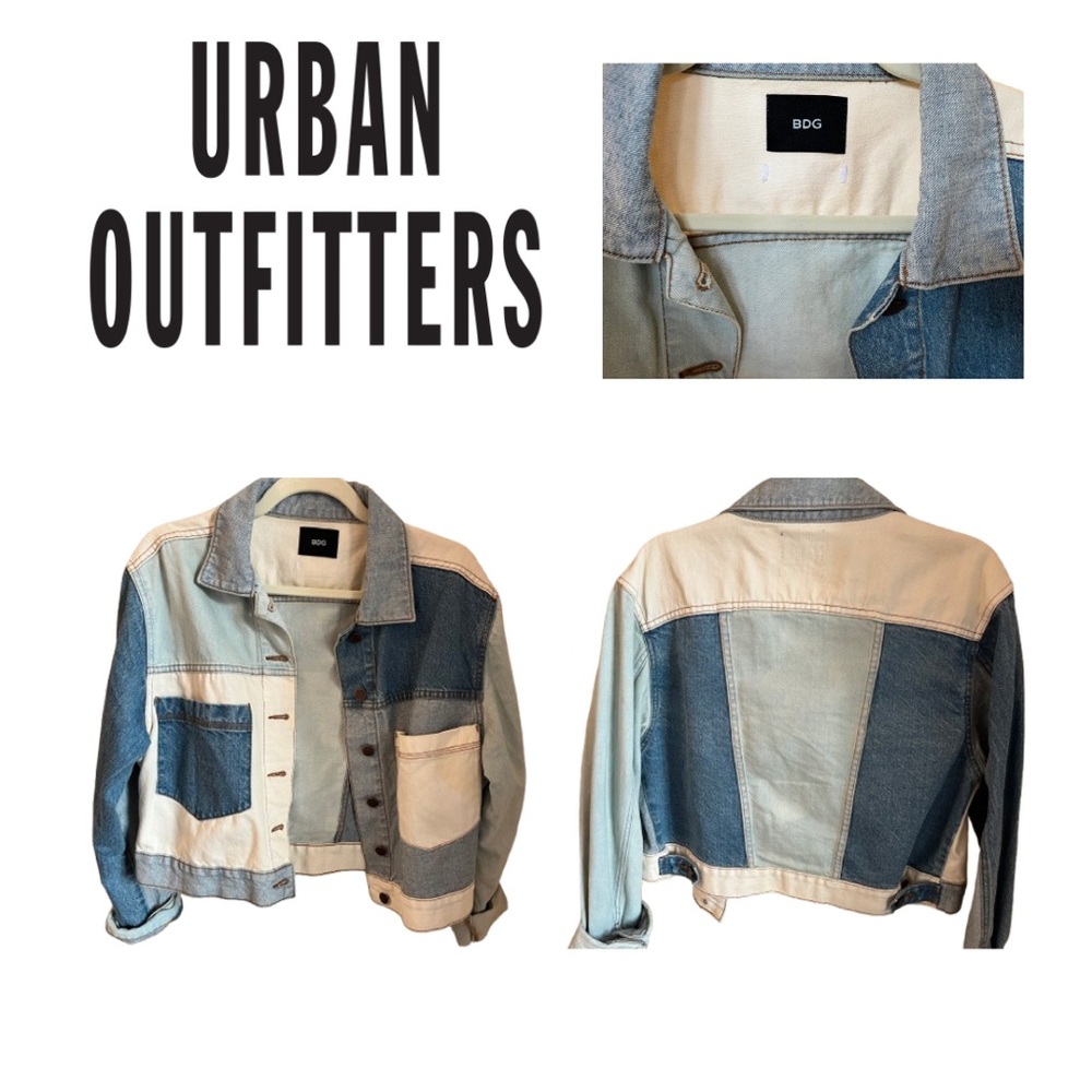 Urban Outfitters BDG Patchwork Denim Oversized Jacket
